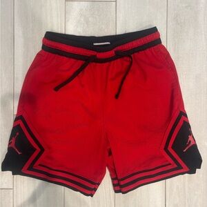 Jordan Red and Black Shorts